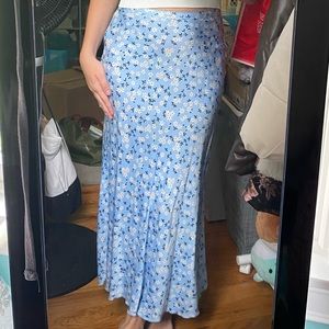 Zara maxi column skirt